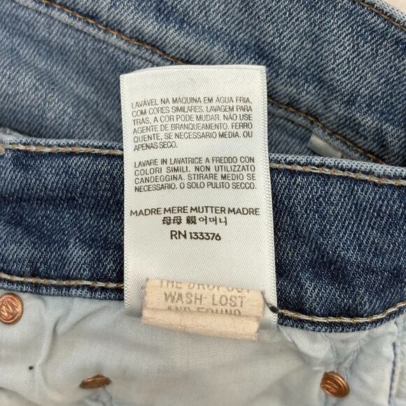 MOTHER Denim Jeans The Dropout Lost And Found Medium Wash Womens Size 26 - Picture 10 of 13